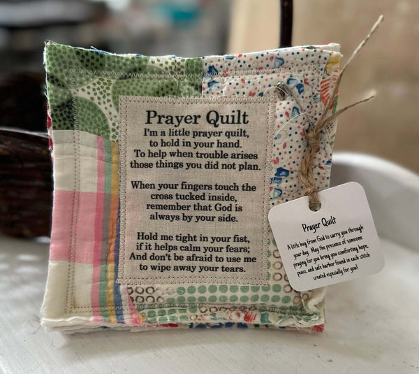 🔥Buy more save more-✝️Prayer Quilt With Cross Inside